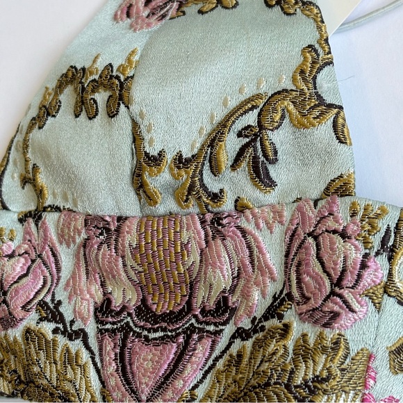 Tobi bralette top S tapestry floral fairy New feminine Baroque cottagecore - Picture 4 of 10